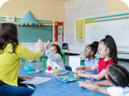 children in the classroom photo