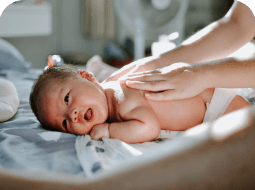 baby massage photo